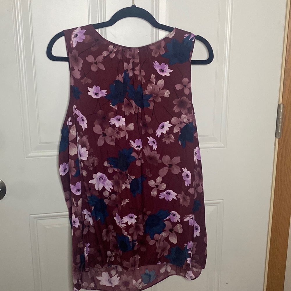 Joe Fresh, Floral design, sleeveless top, Size XL